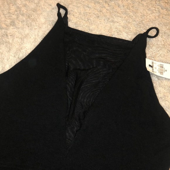 Express mesh high neck bodysuit - Picture 3 of 4